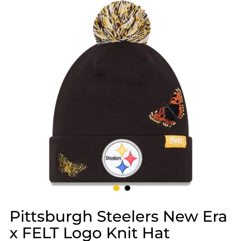 New Era X Felt Pittsburgh Steelers Beanie